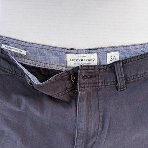 Lucky Brand 34" Saturday Stretch 34" Charcoal Mens